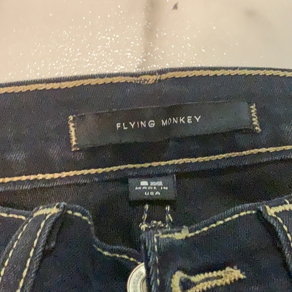 Women’s Flying Monkey Dark Blue Jeans. Size 24. - Picture 2 of 2